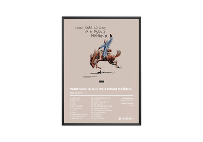 Bad Bunny 'Nadie Sabe Lo Que Va A Pasar Manana' Album Poster | Hype Posters