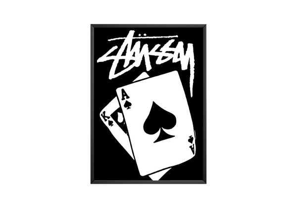 Stussy Ace King Poster | Hype Posters – HYPE Posters