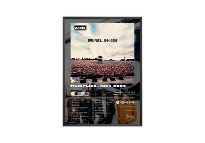 Oasis 'Time Flies...1994-2009' Album Poster | Hype Posters