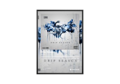 Gunna 'Drip Season' Album Poster | Hype Posters