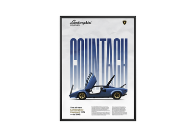 Lamborghini Countach Classic Series Poster | Hype Posters