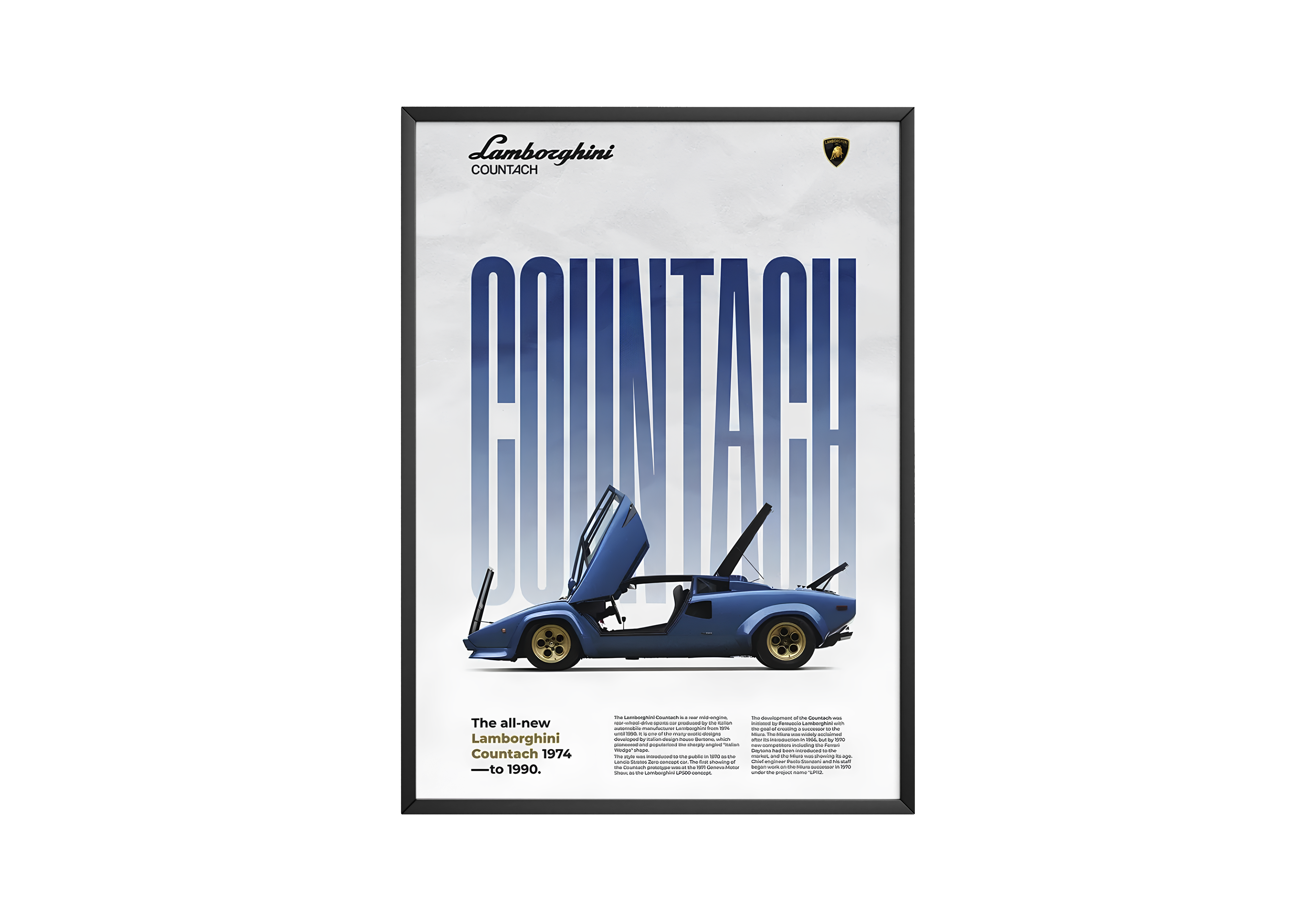 Lamborghini Countach Classic Series Poster | Hype Posters