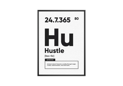 Hustle Definition Poster | Hype Posters