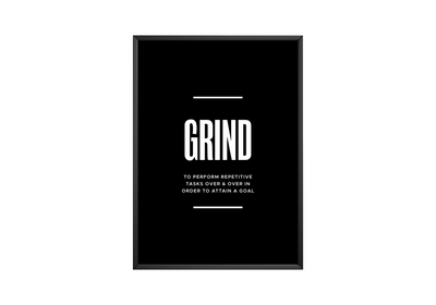 Grind Poster | Hype Posters