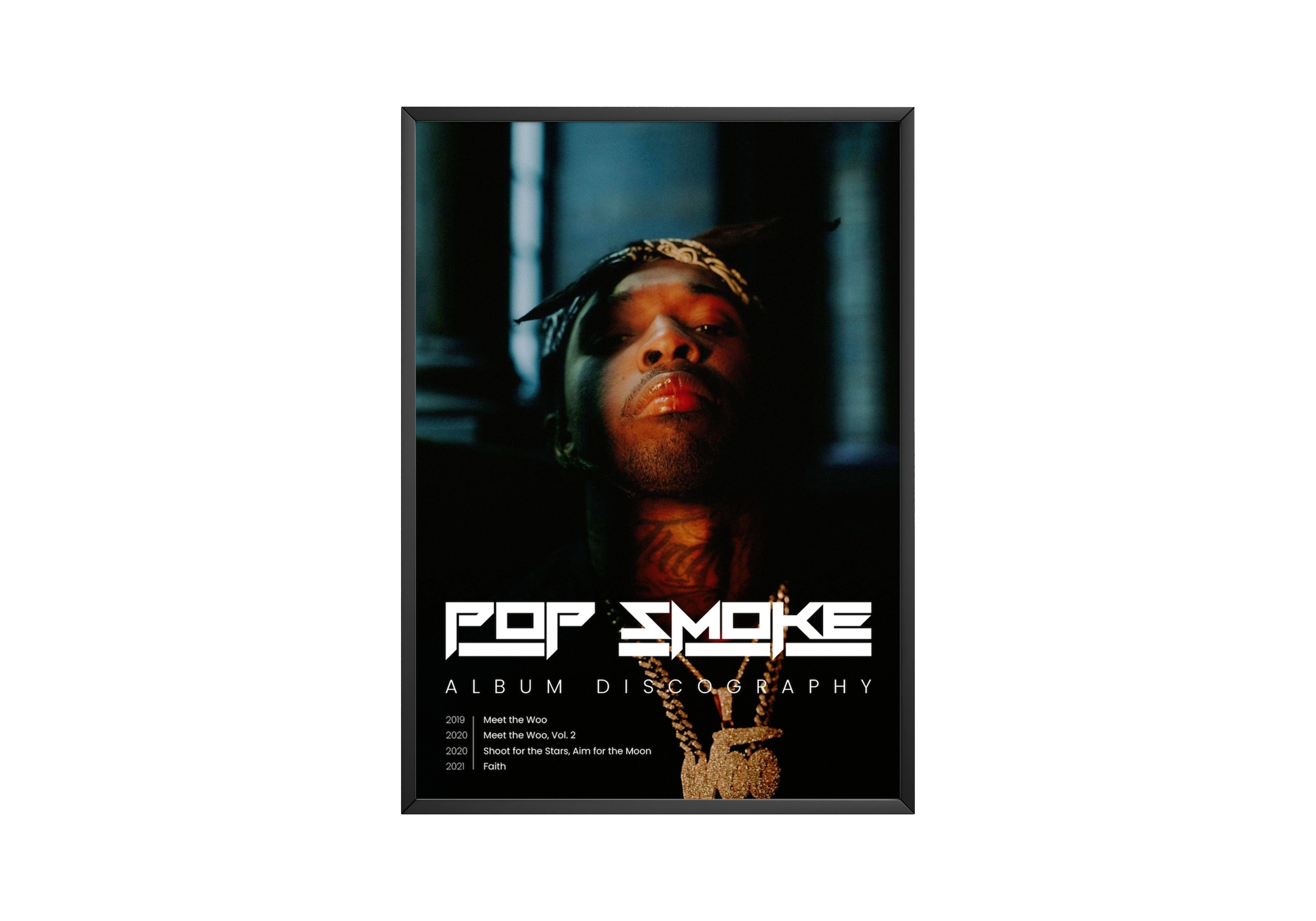 Pop Smoke Discography Poster | Hype Posters