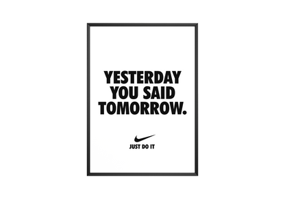 Yesterday You Said Tomorrow Poster | Hype Posters