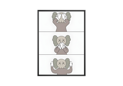 Kaws - See Speak Hear No Evil Poster | Hype Posters