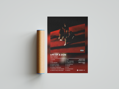 Don Toliver 'Life Of A Don' Album Poster | Hype Posters