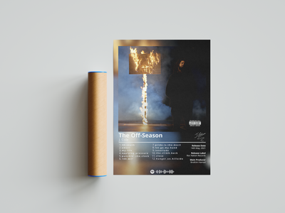 J Cole 'The Off-Season' Album Poster | Hype Posters