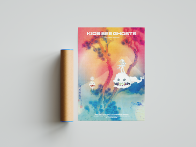 Kanye West 'Kids See Ghosts' Poster | Hype Posters