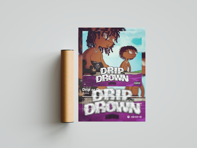 Gunna 'Drip or Drown' Album Poster | Hype Posters