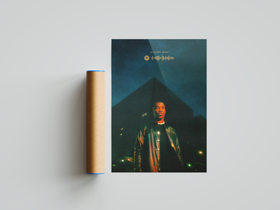 Giveon 'Give Or Take' Spotify Poster | Hype Posters