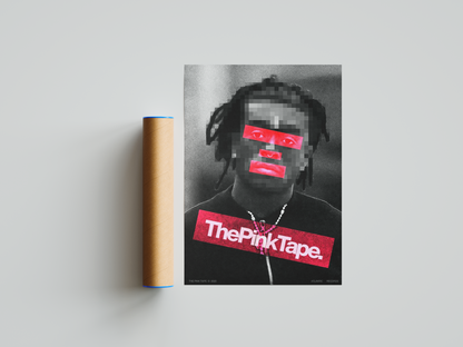Lil Uzi Vert 'Red Pink Tapes' Poster | Hype Posters