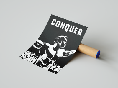 Arnold Conquer Poster | Hype Posters