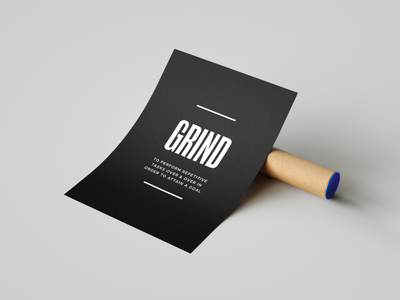 Grind Poster | Hype Posters