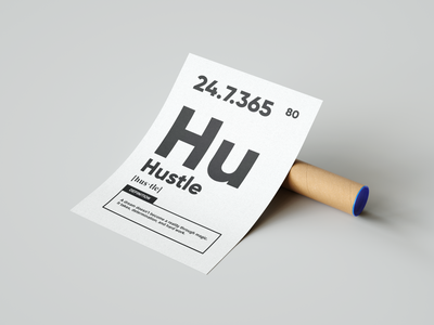 Hustle Definition Poster | Hype Posters