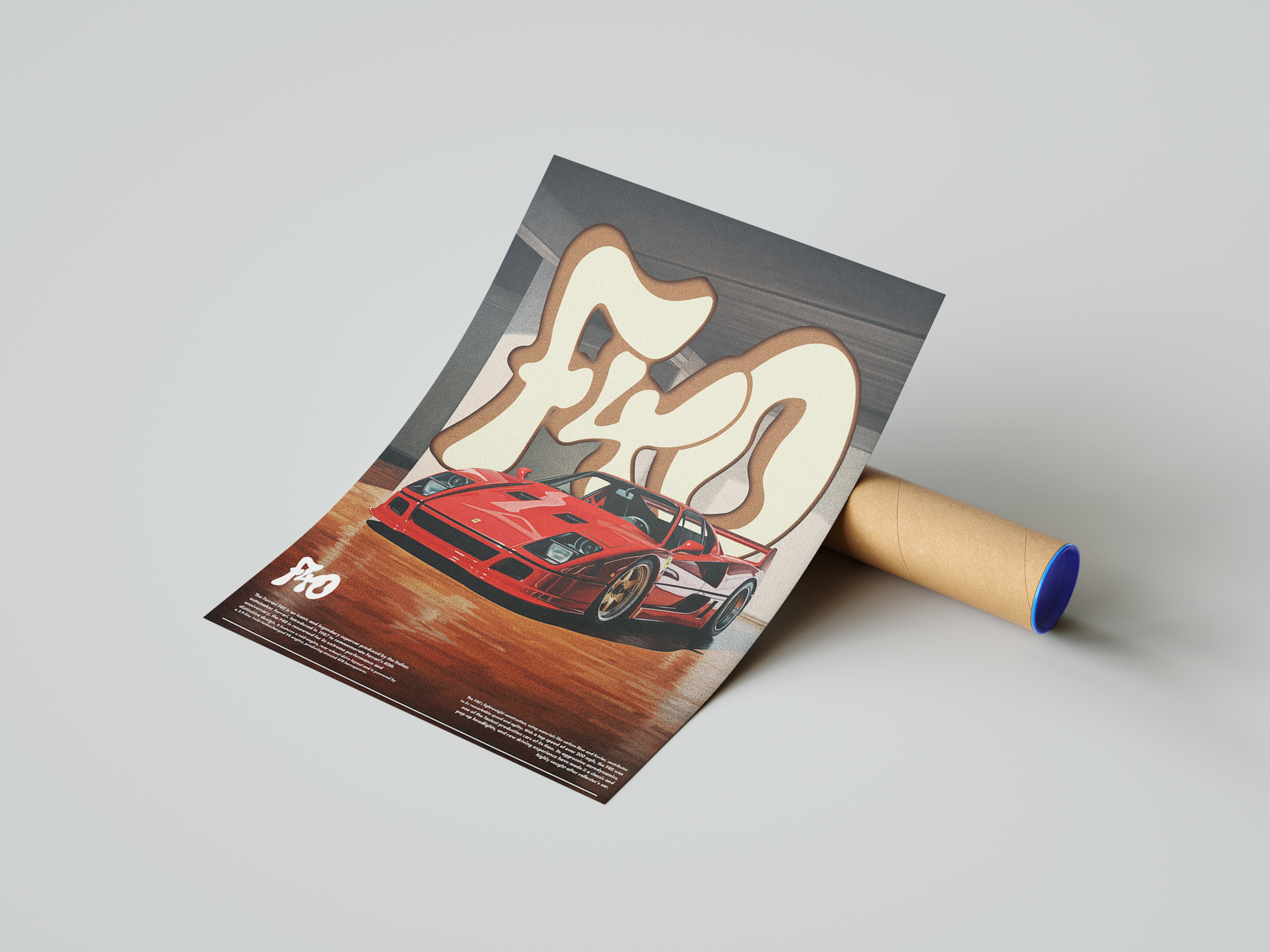 Ferrari F40 Poster | Hype Posters