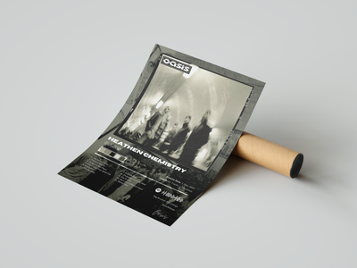 Oasis 'Heathen Chemistry' Album Poster | Hype Posters