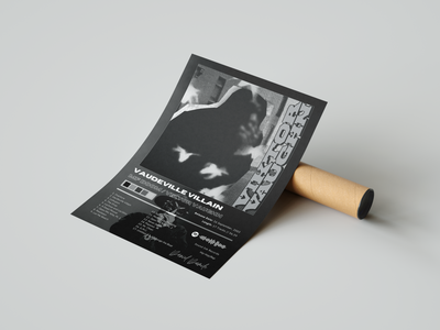 MF DOOM 'Vaudeville Villain' Album Poster | Hype Posters
