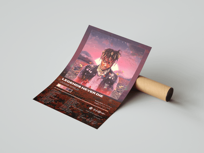 Juice WRLD 'Legends Never Die' Album Poster | Hype Posters