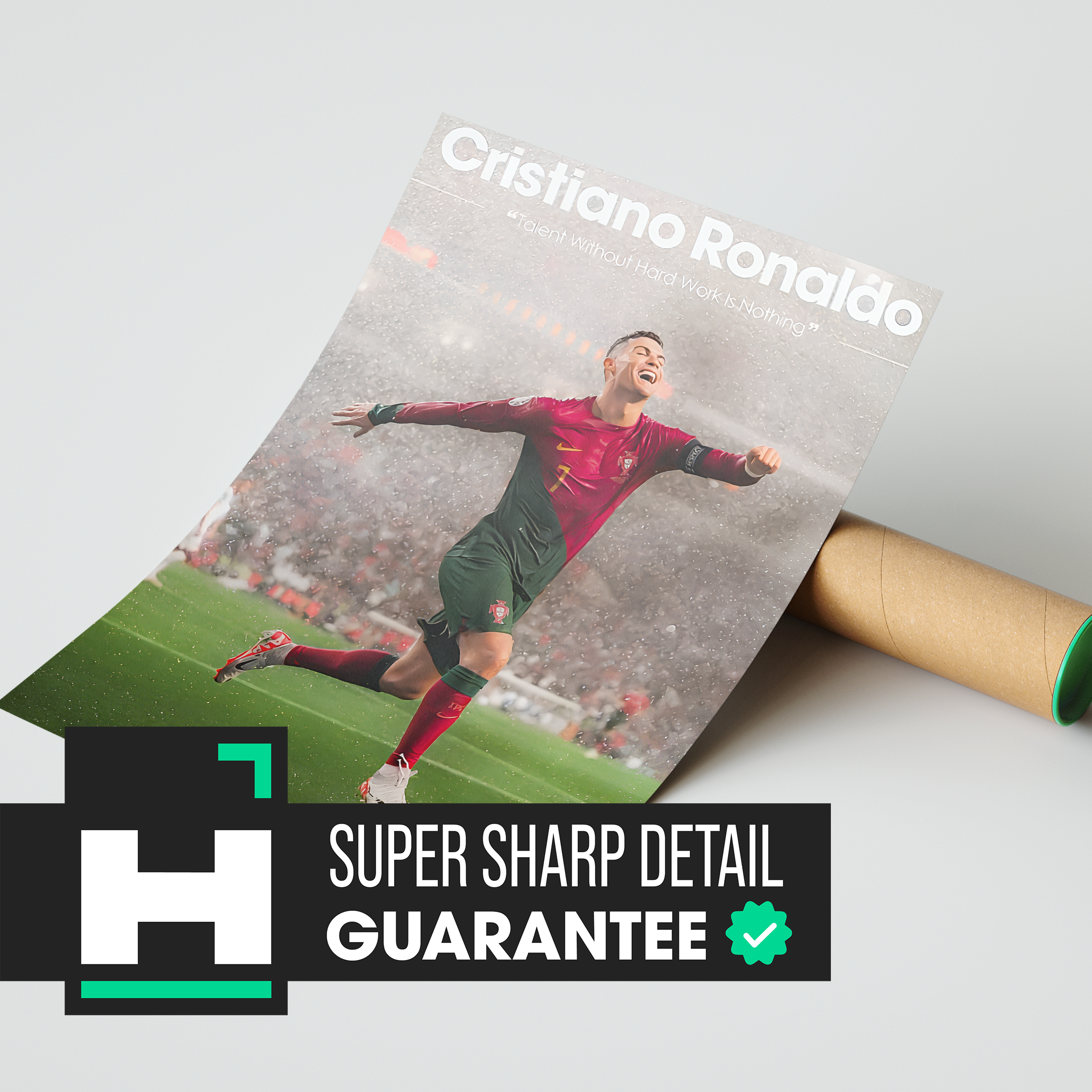 Cristiano Ronaldo 'Hard Work' Poster