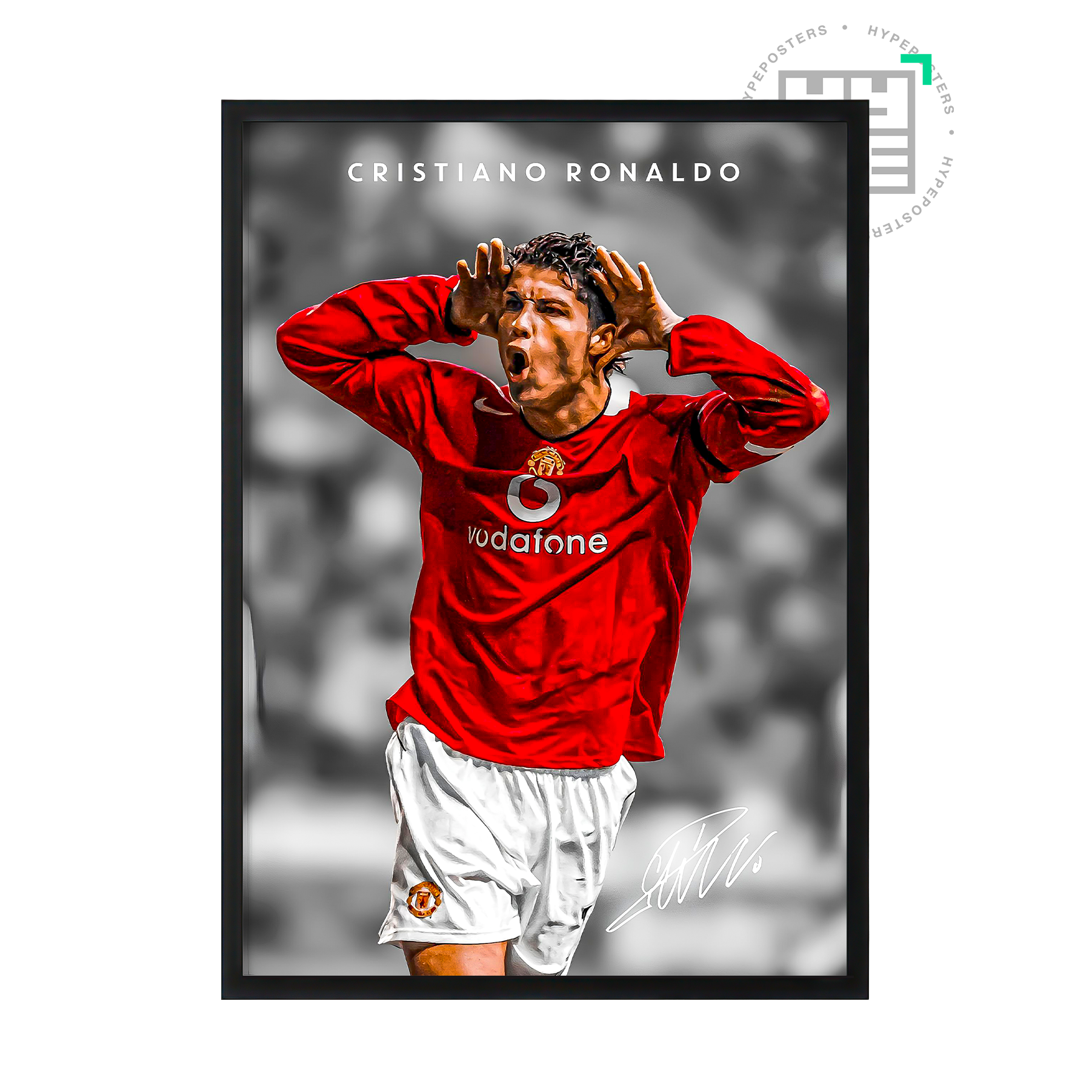 Cristiano Ronaldo Vintage Poster