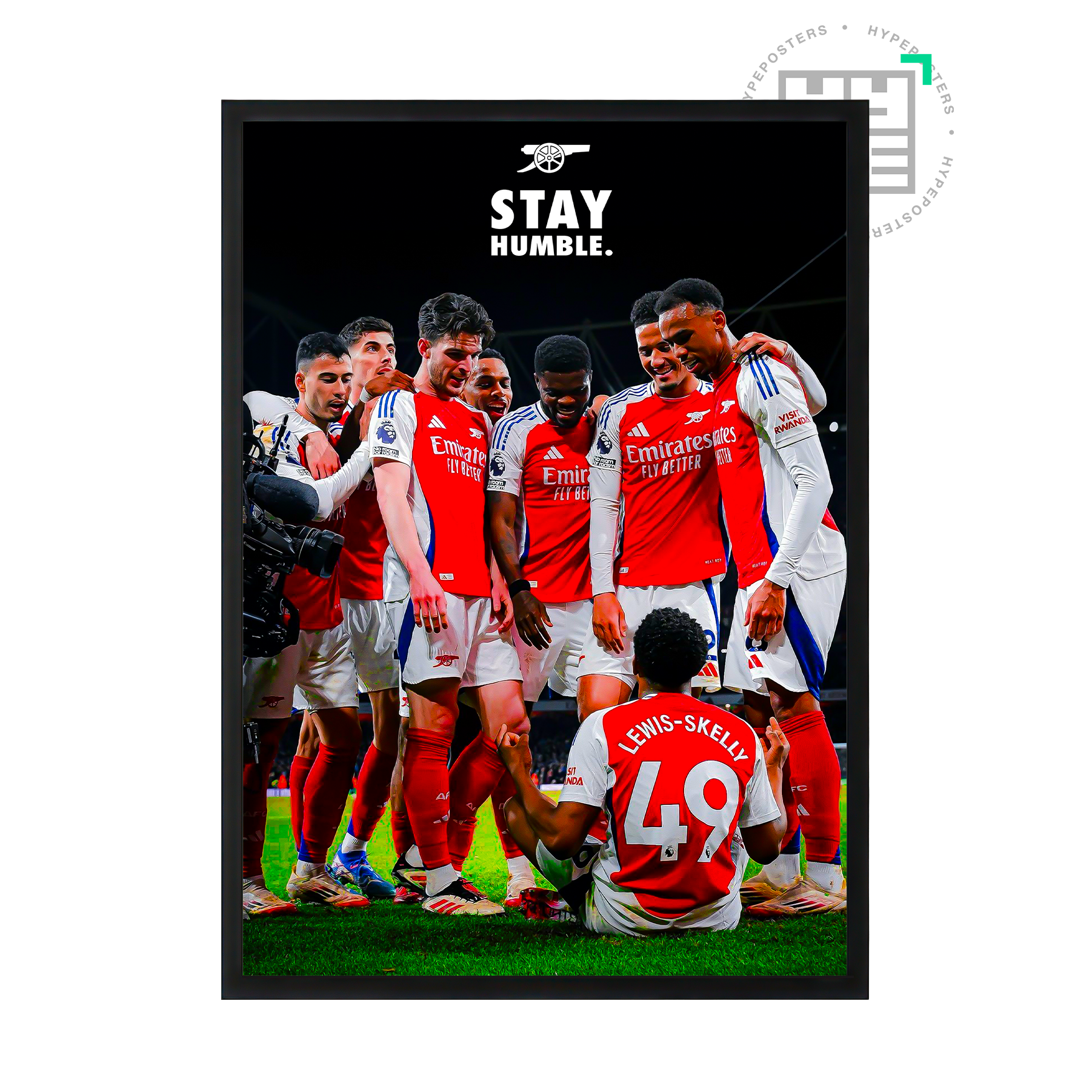 Arsenal 'Stay Humble' Poster