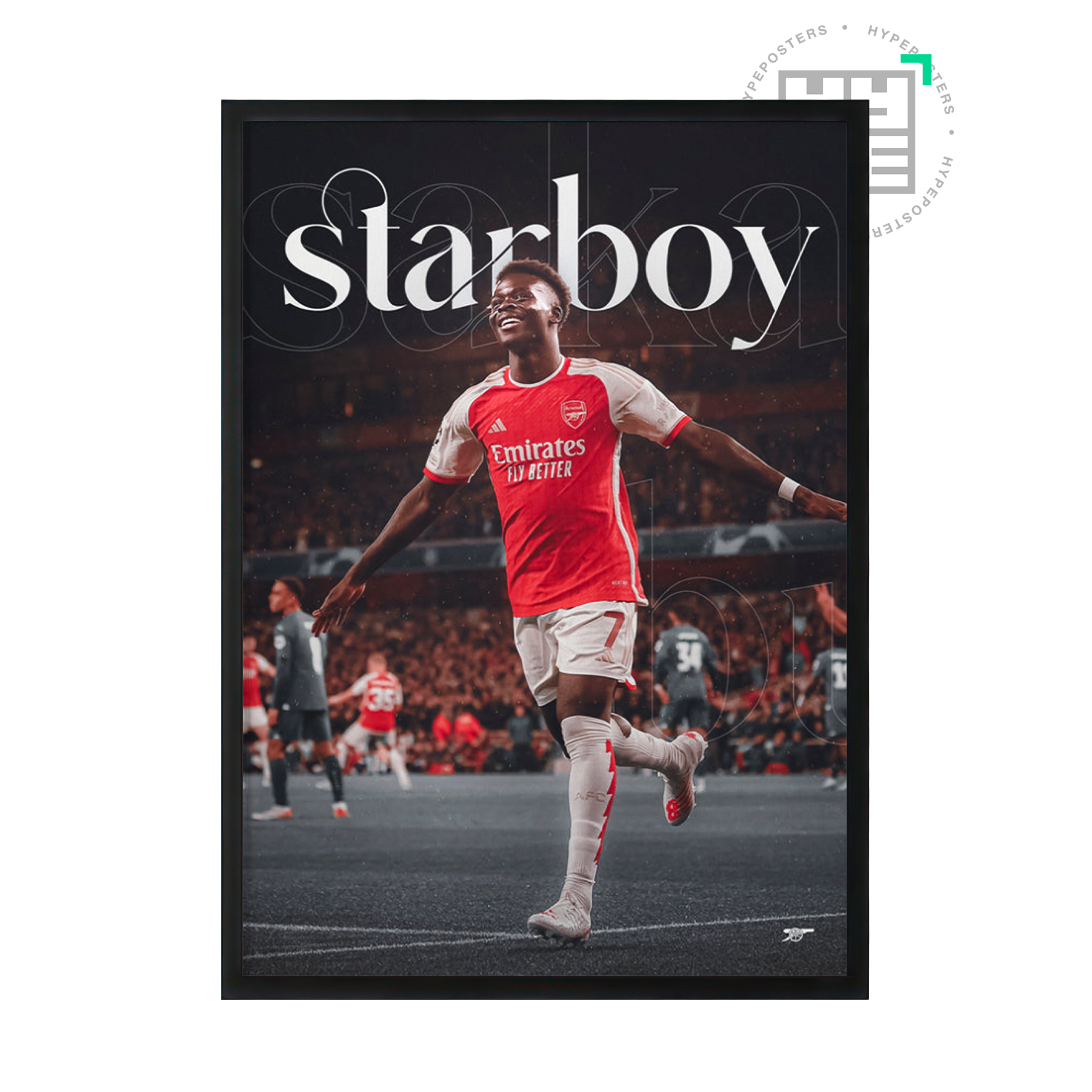 Bukayo Saka 'Starboy' Poster