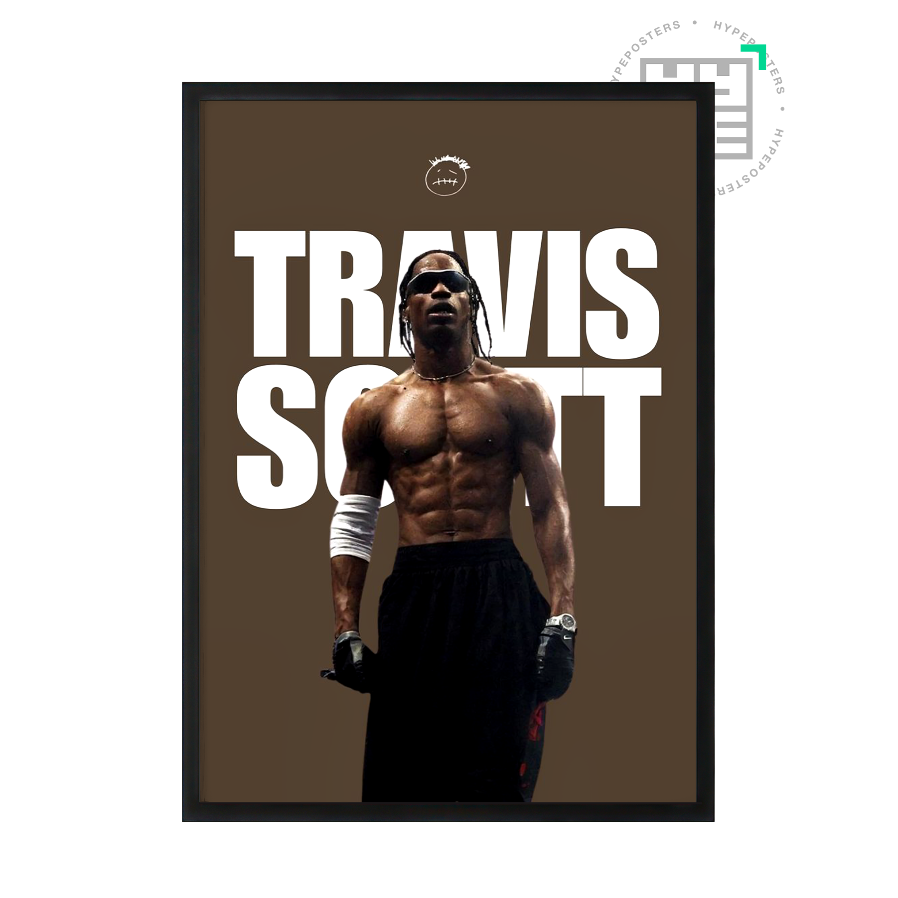 Travis Scott Brown Poster