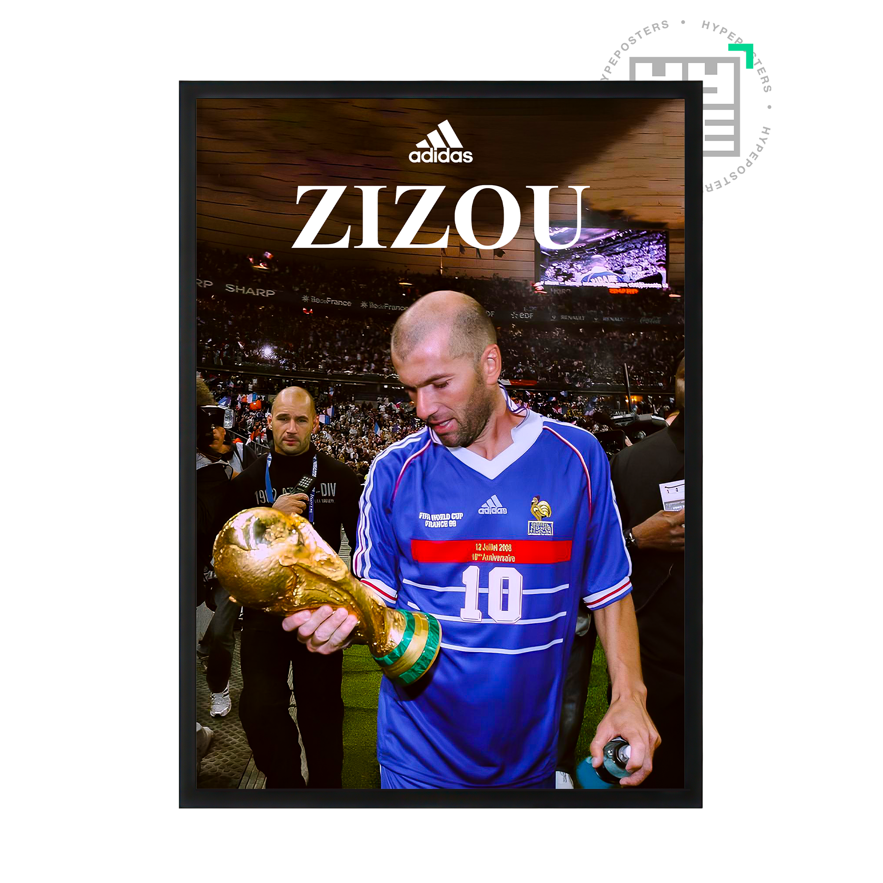 Zizou World Cup Poster