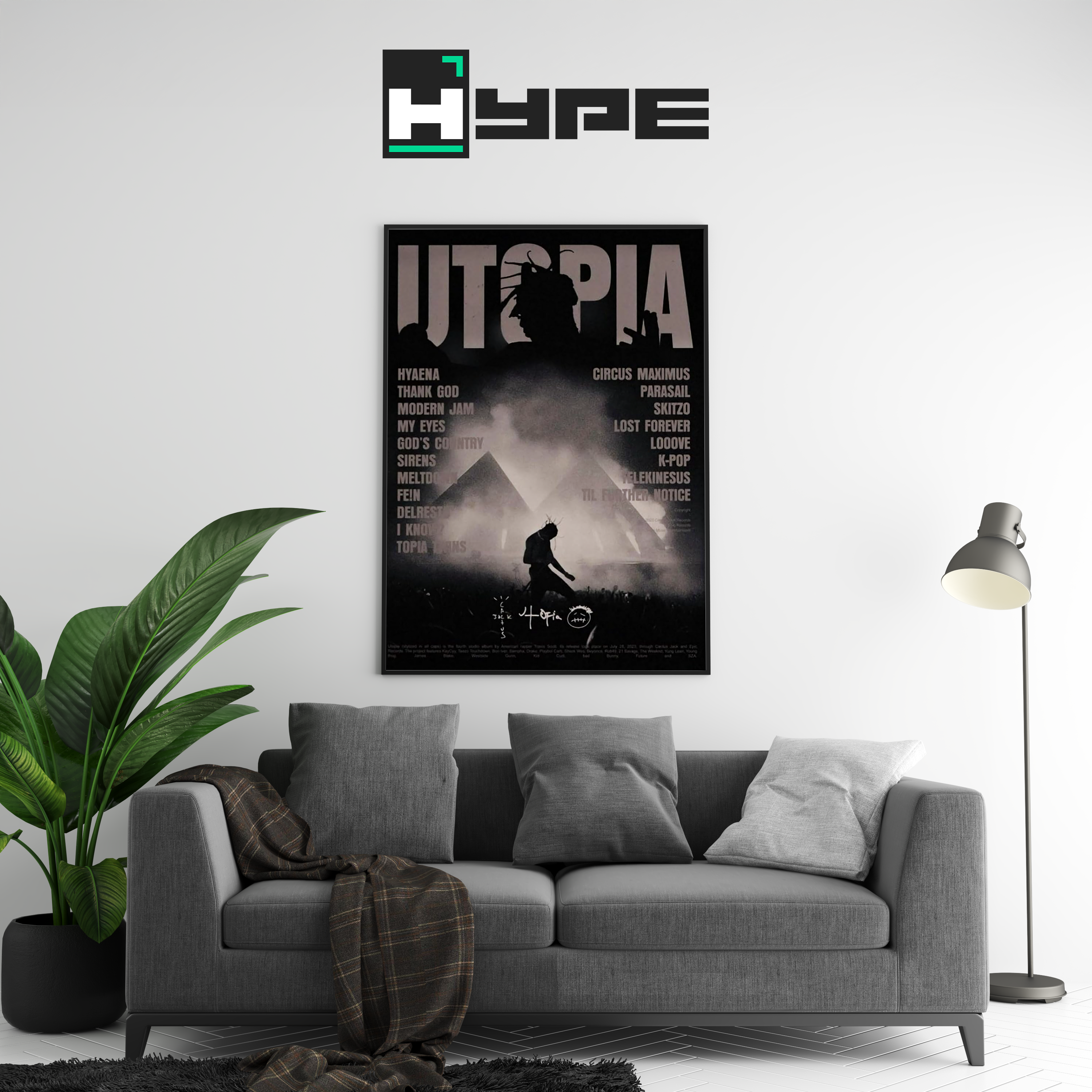 Travis Scott Utopia Poster