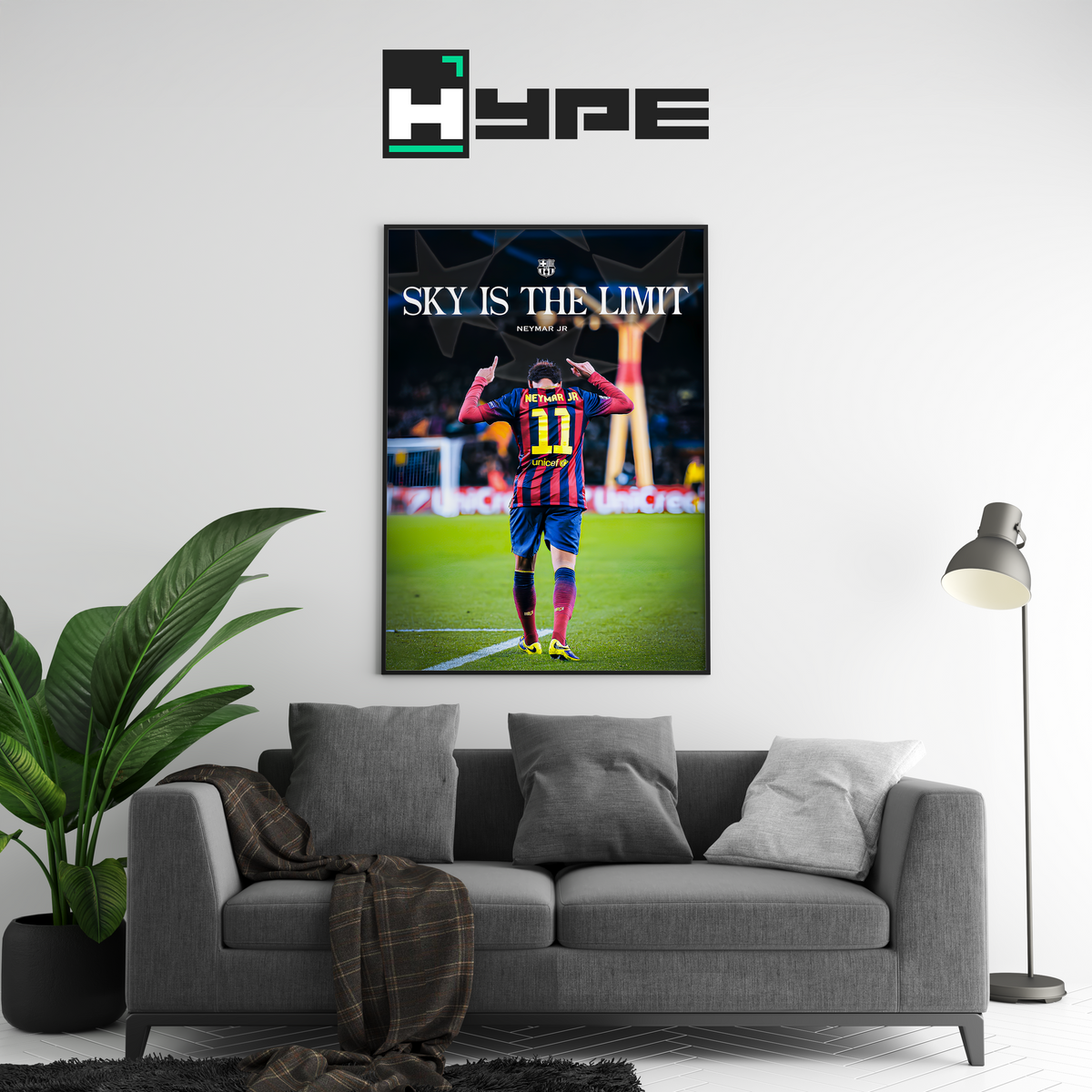 Neymar Jr 'Sky Is The Limit' Poster