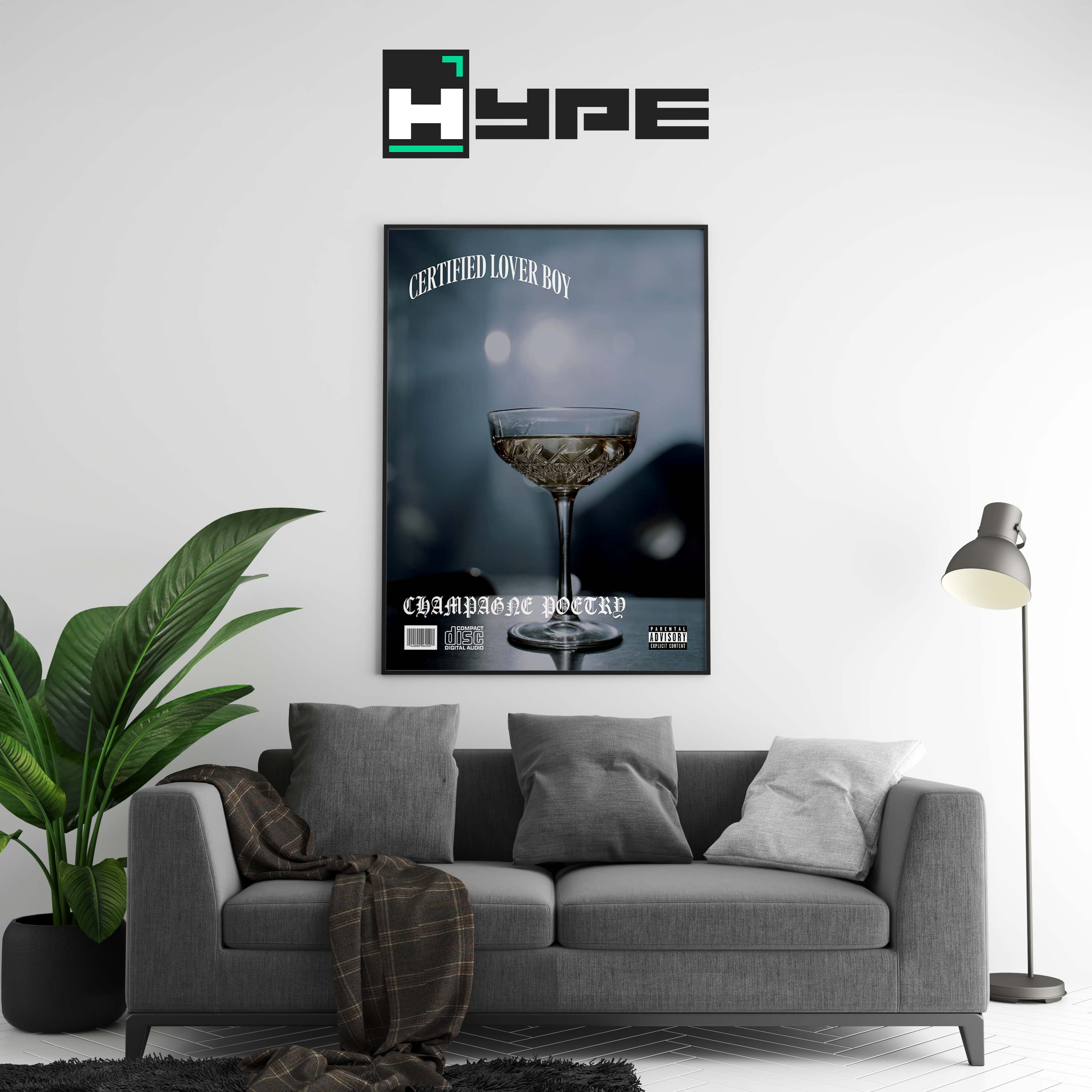 Champagne Poetry CLB Poster