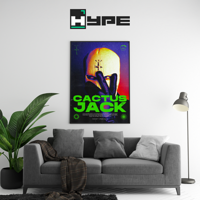 Travis Scott Cactus Jack Art Poster | Hype Posters