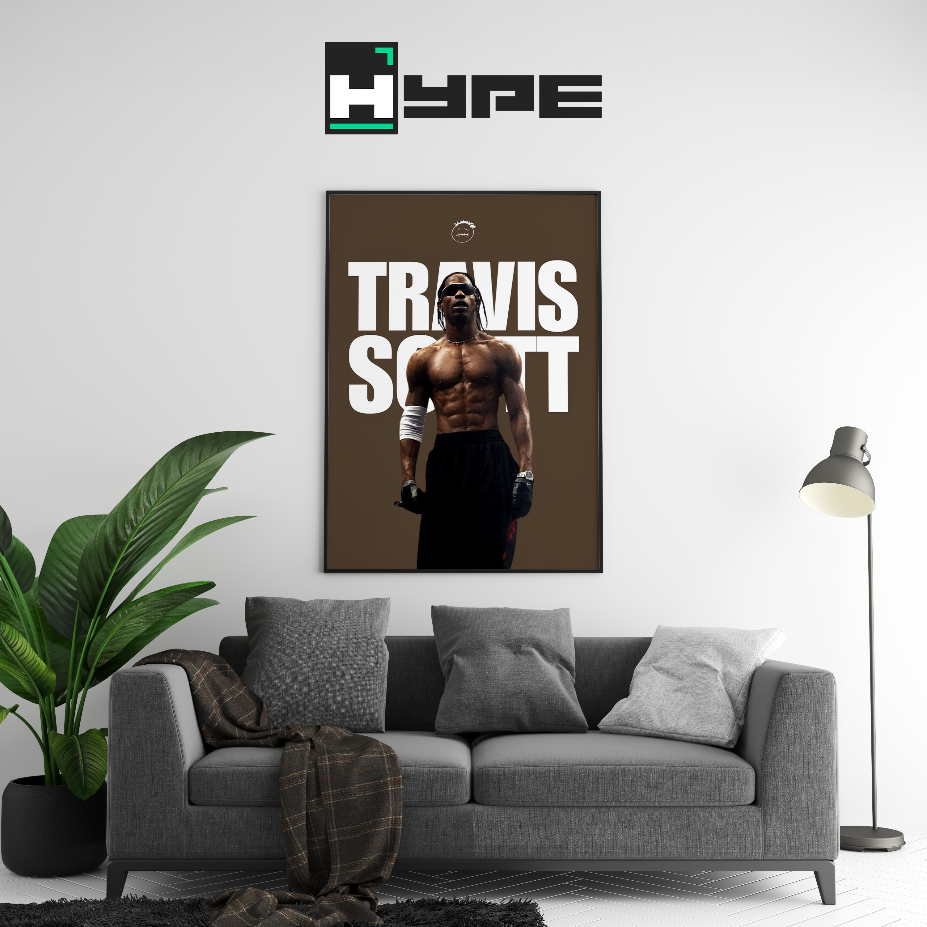 Travis Scott Brown Poster