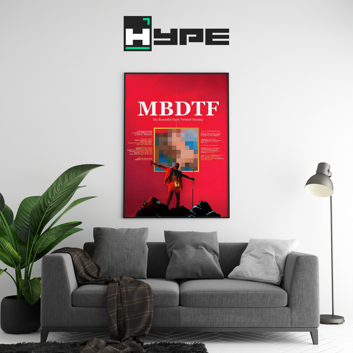 Kanye West MBDTF Poster
