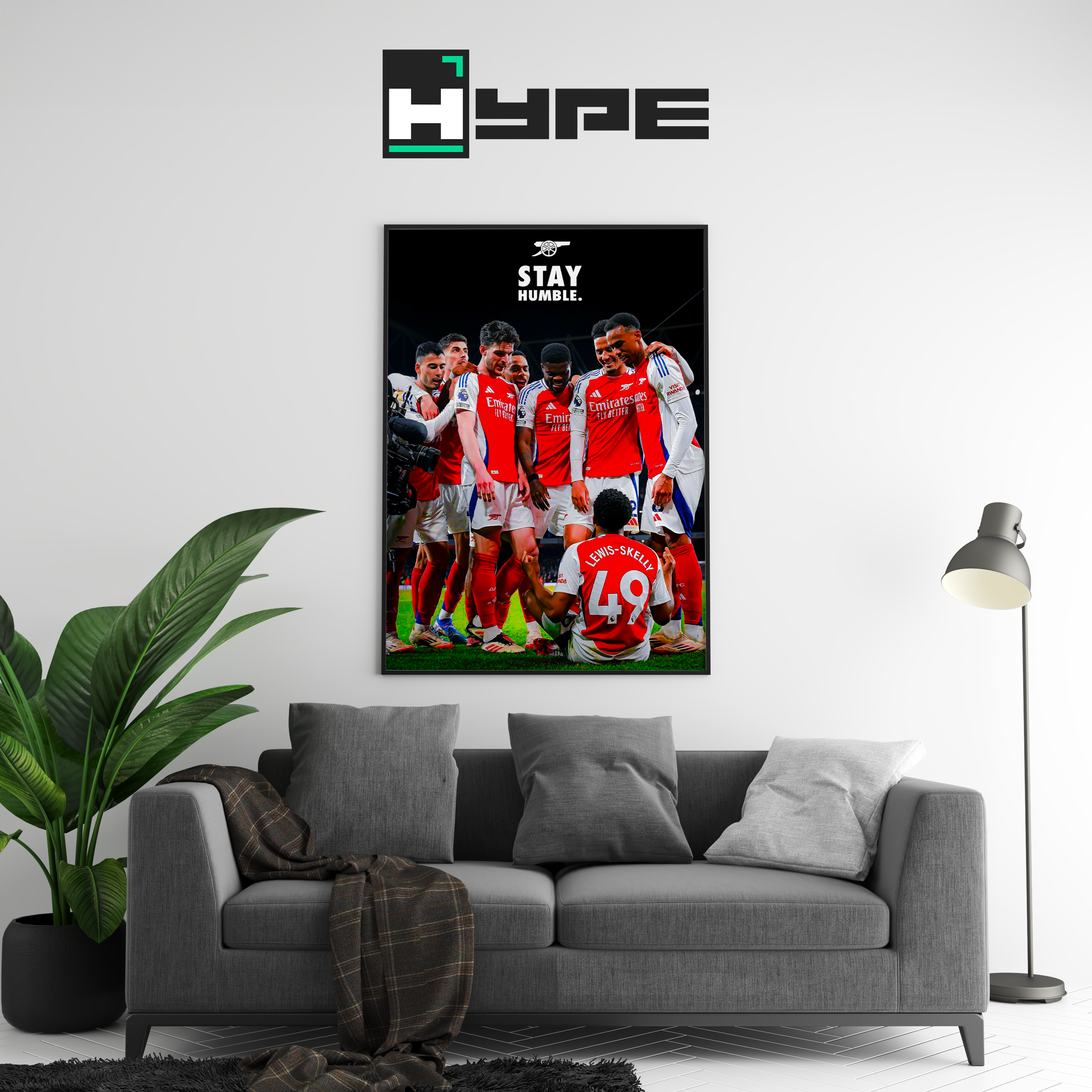 Arsenal 'Stay Humble' Poster