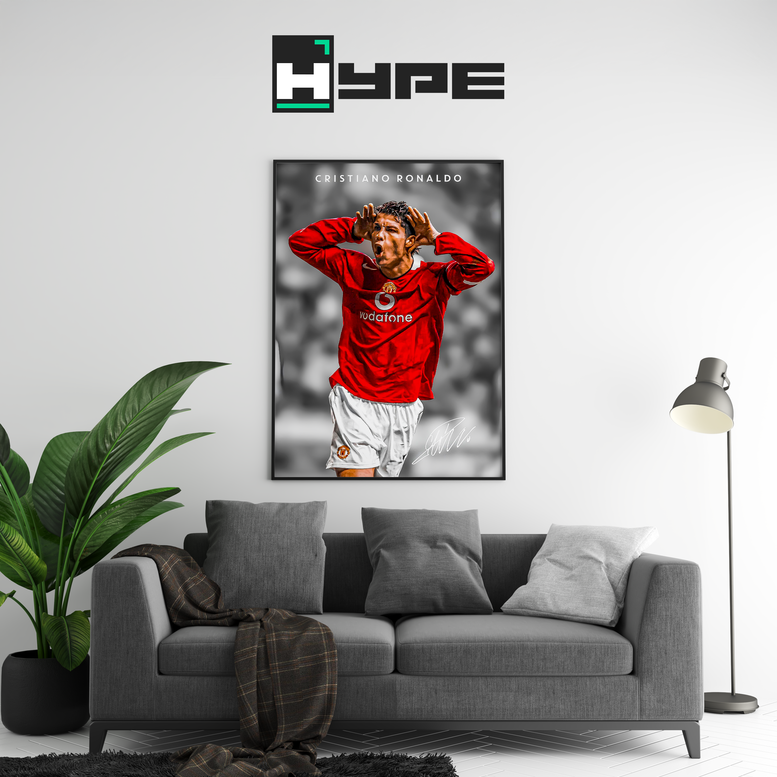 Cristiano Ronaldo Vintage Poster
