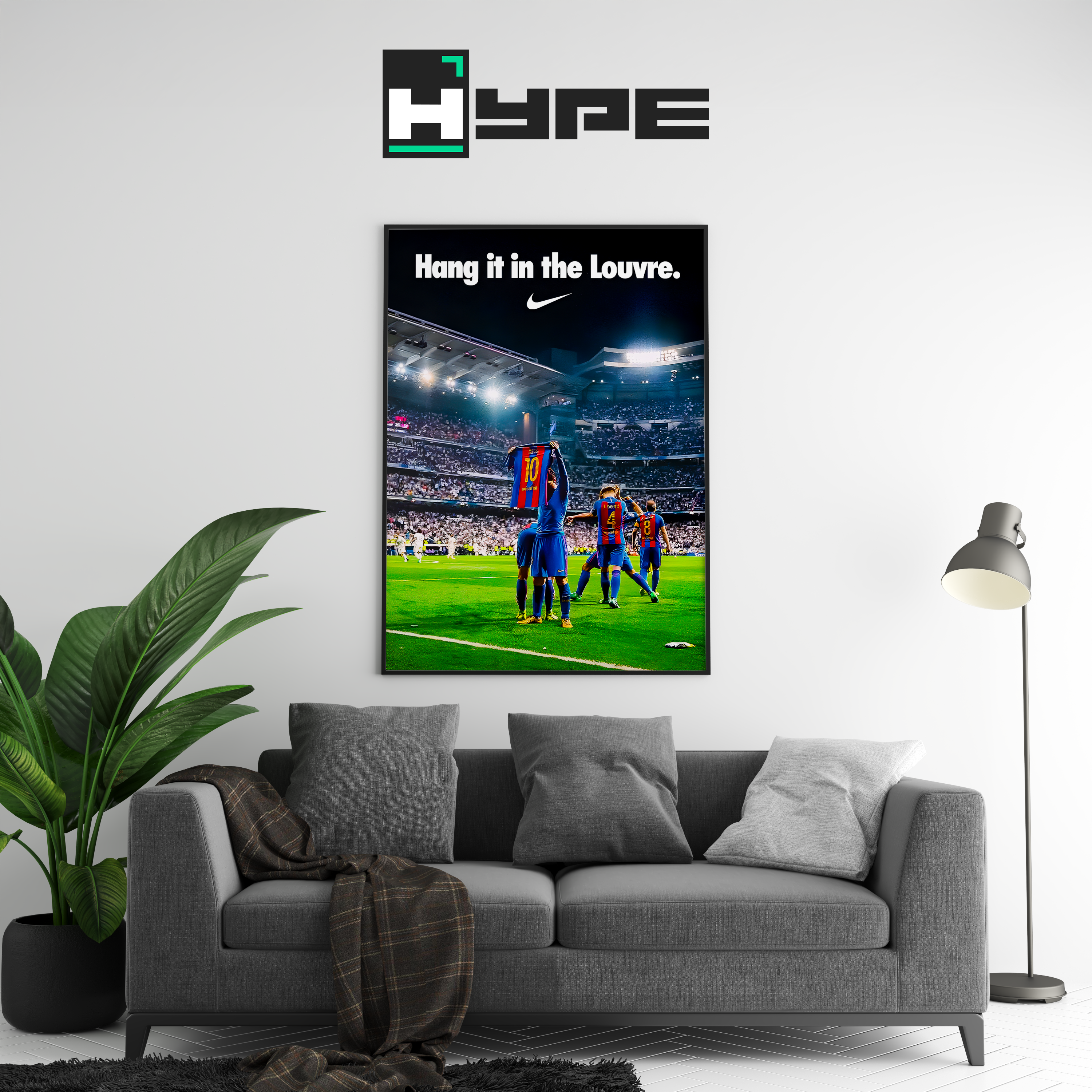 Messi 'Hang It In The Louvre' Poster