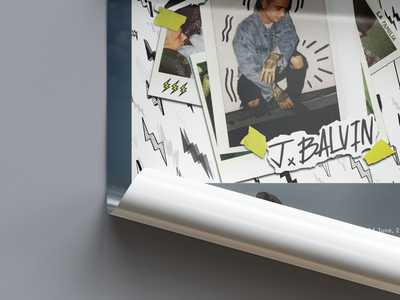 J Balvin 'Energía' Album Poster | Hype Posters