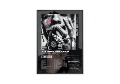 Asap Rocky 'At Long Last' Album Poster - Posters, Prints & Wall Art | HYPE Posters