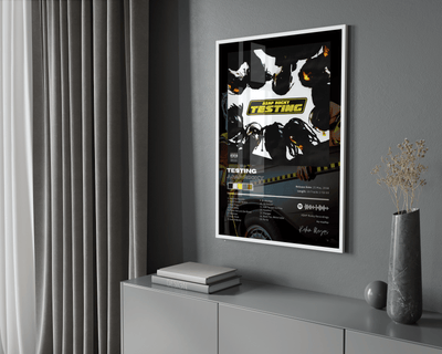 Asap Rocky 'Testing' Album Poster - Posters, Prints & Wall Art | HYPE Posters