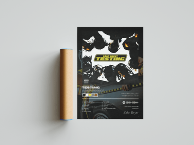 Asap Rocky 'Testing' Album Poster - Posters, Prints & Wall Art | HYPE Posters