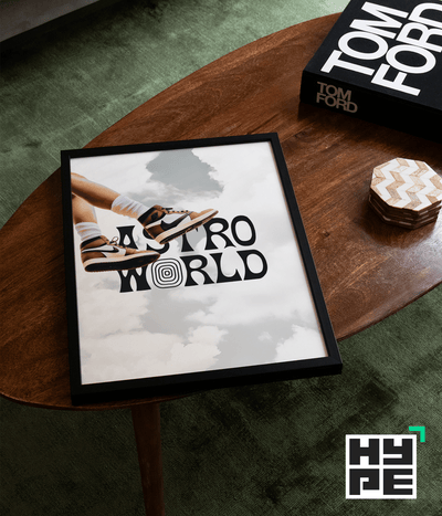 Astroworld Sneakers Poster - Posters, Prints & Wall Art | HYPE Posters