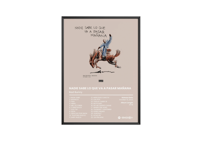 Bad Bunny 'Nadie Sabe Lo Que Va A Pasar Manana' Album Poster - Posters, Prints & Wall Art | HYPE Posters