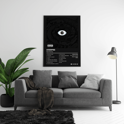 Bad Bunny 'X100PRE' Album Poster - Posters, Prints & Wall Art | HYPE Posters