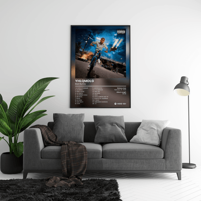 Bad Bunny 'YHLQMDLG' Album Poster - Posters, Prints & Wall Art | HYPE Posters