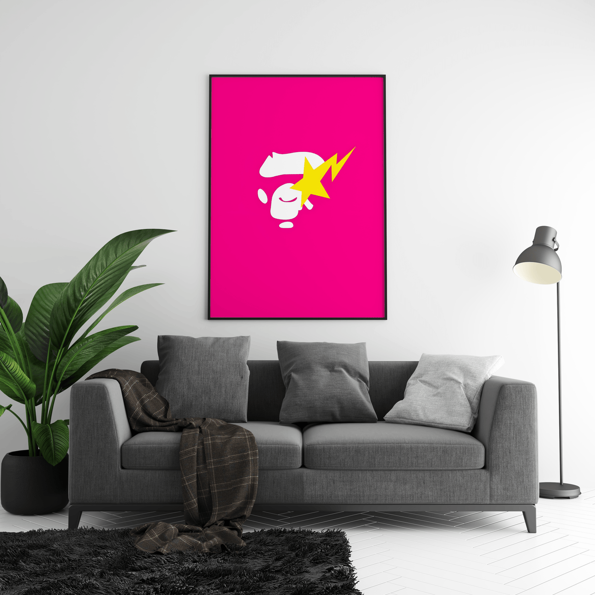 BAPE Pink Poster - Posters, Prints & Wall Art | HYPE Posters
