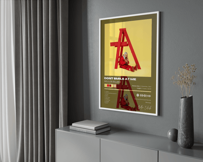 Billie Eilish 'dont smile at me' Album Poster - Posters, Prints & Wall Art | HYPE Posters