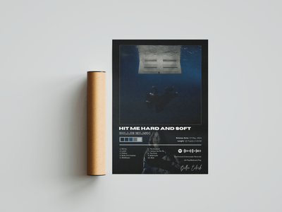 Billie Eilish 'Hit Me Hard And Soft' Album Poster - Posters, Prints & Wall Art | HYPE Posters